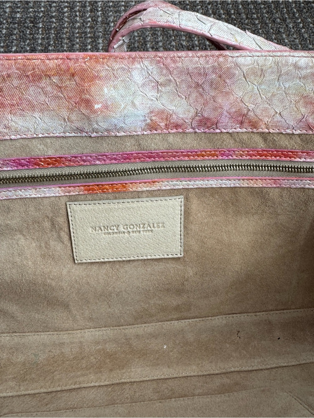 Nancy Gonzales Python Clutch - Picture 3 of 10